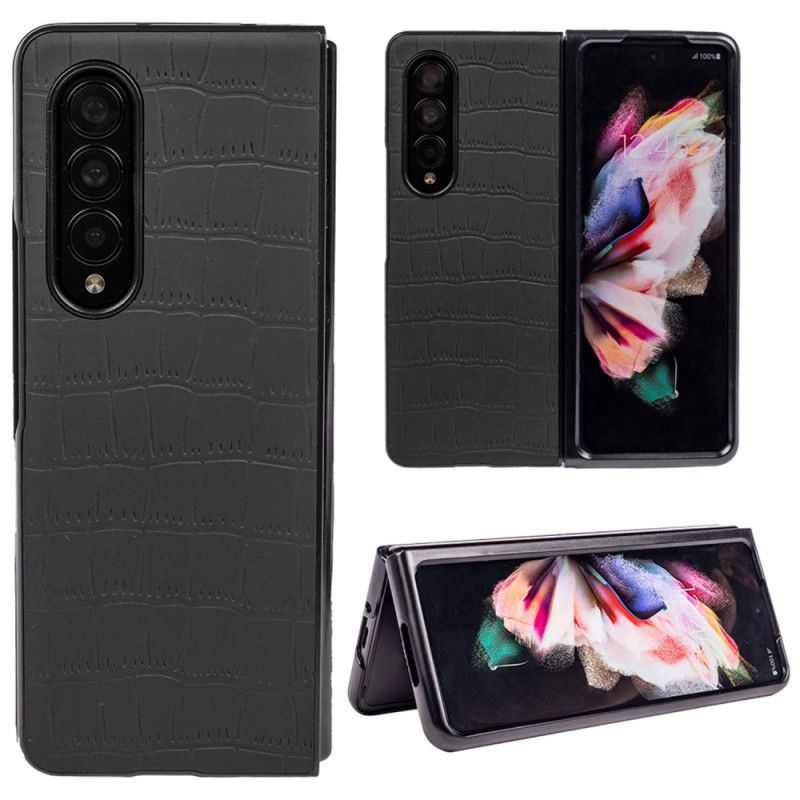 Kryt Na Samsung Galaxy Z Fold 4 Embosovaný Krokodýl