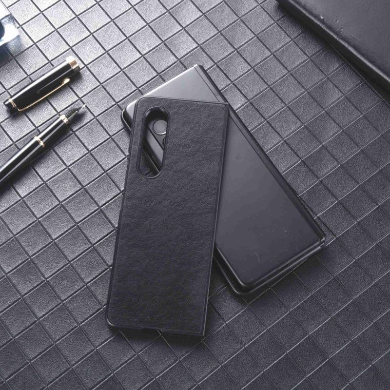 Kryt Na Samsung Galaxy Z Fold 4 Textura Umělá Kůže Nylon