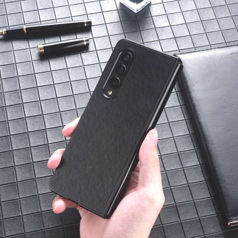 Kryt Na Samsung Galaxy Z Fold 4 Textura Umělá Kůže Nylon