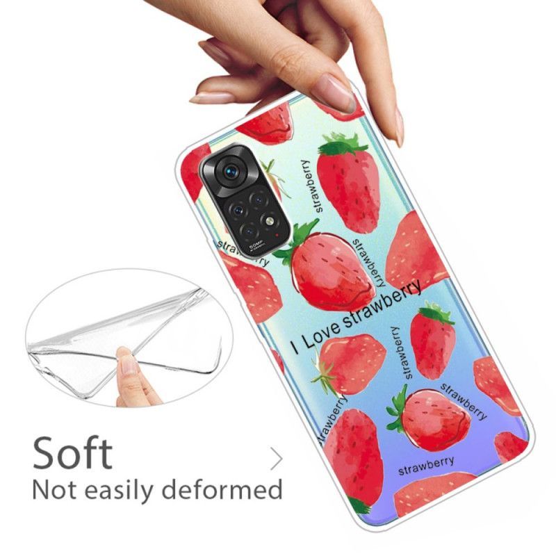 Kryt Na Xiaomi Redmi Note 11 / 11S Jahody / I Love Strawberry