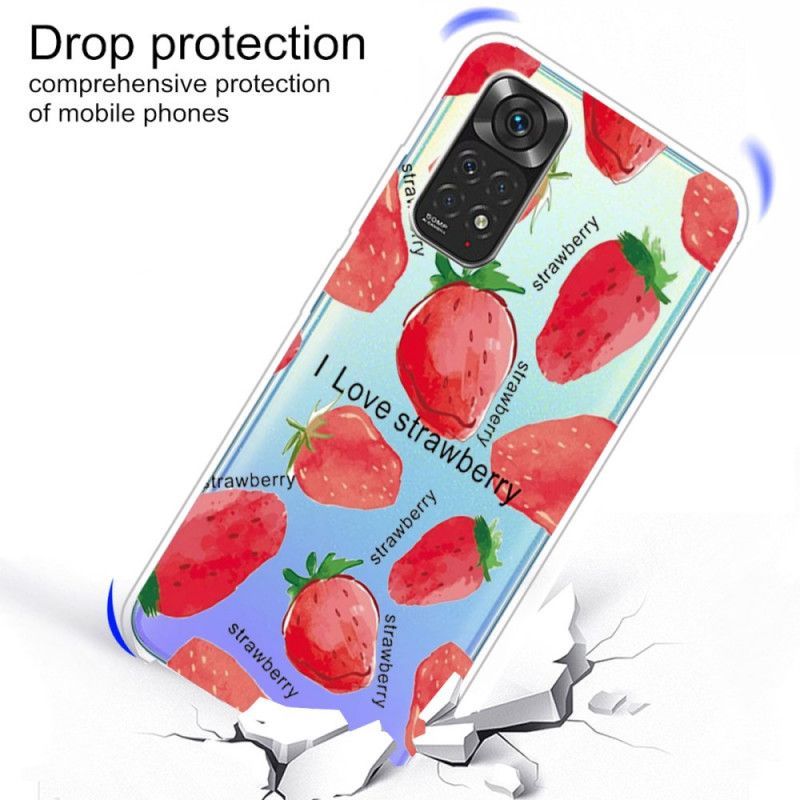 Kryt Na Xiaomi Redmi Note 11 Pro / 11 Pro 5G Jahody / I Love Strawberry