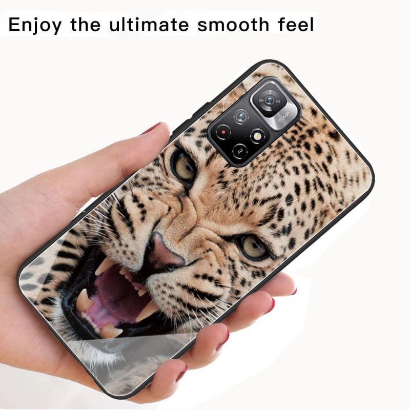 Kryt Na Xiaomi Redmi Note 11 Pro Plus 5G Leopardí Tvrzené Sklo