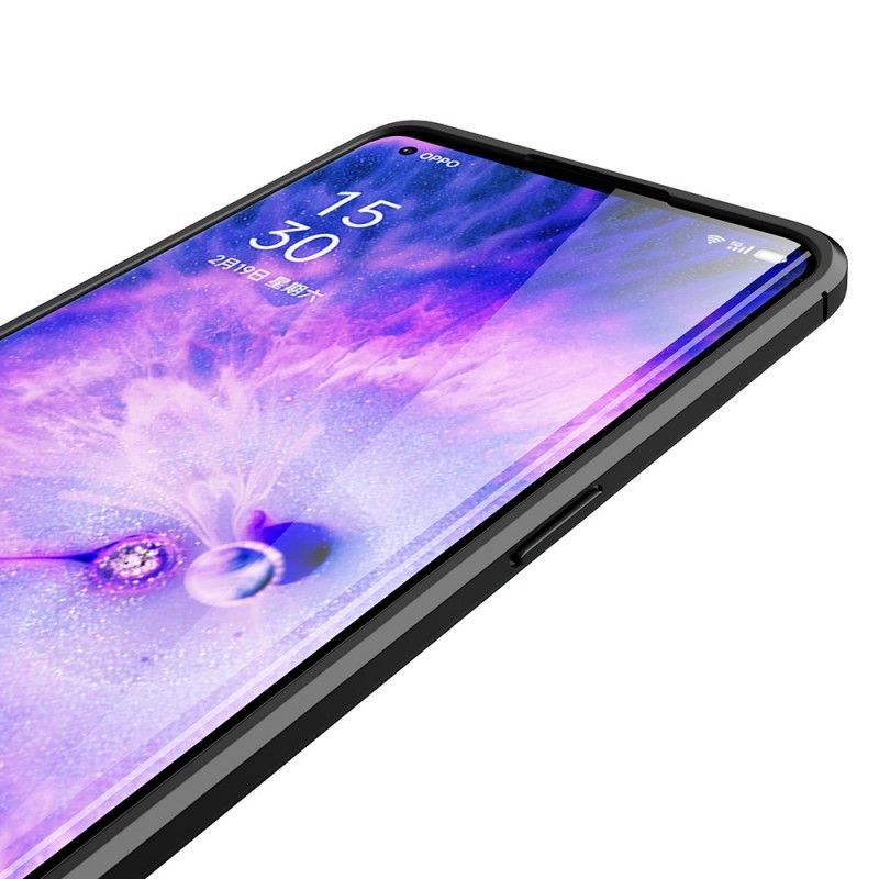 Kryty Na Mobil Na Oppo Find X5 Pro Efekt Kůže Litchi S Dvojitou Linií