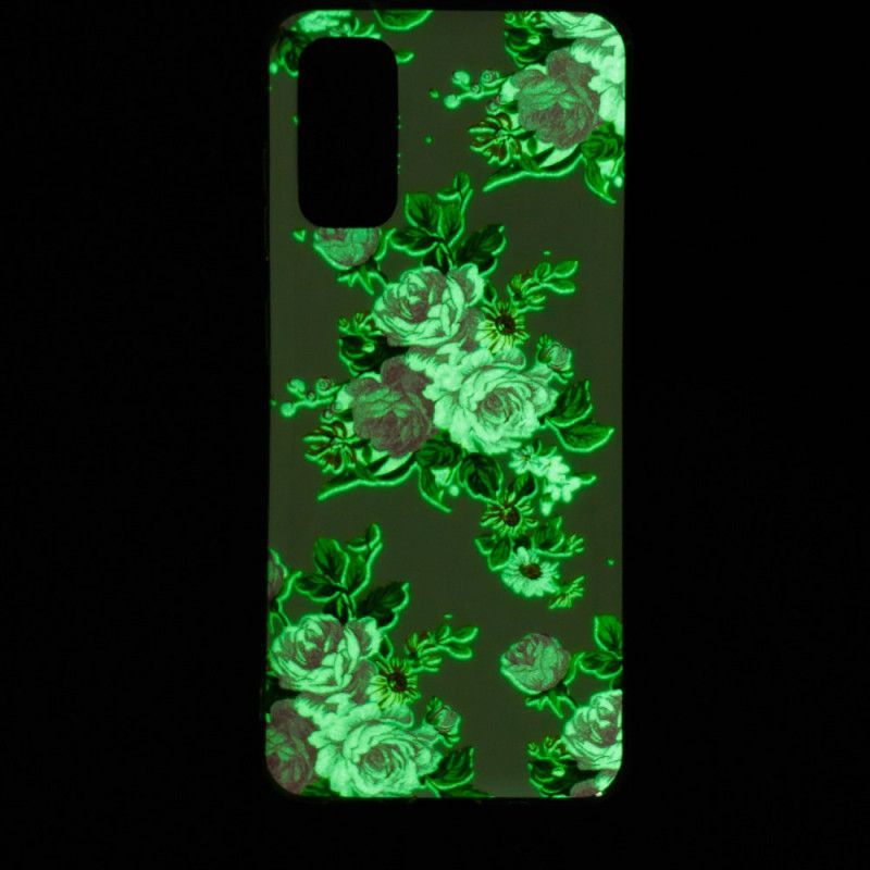 Kryty Na Mobil Na Samsung Galaxy A53 5G Fluorescenční Liberty Květiny