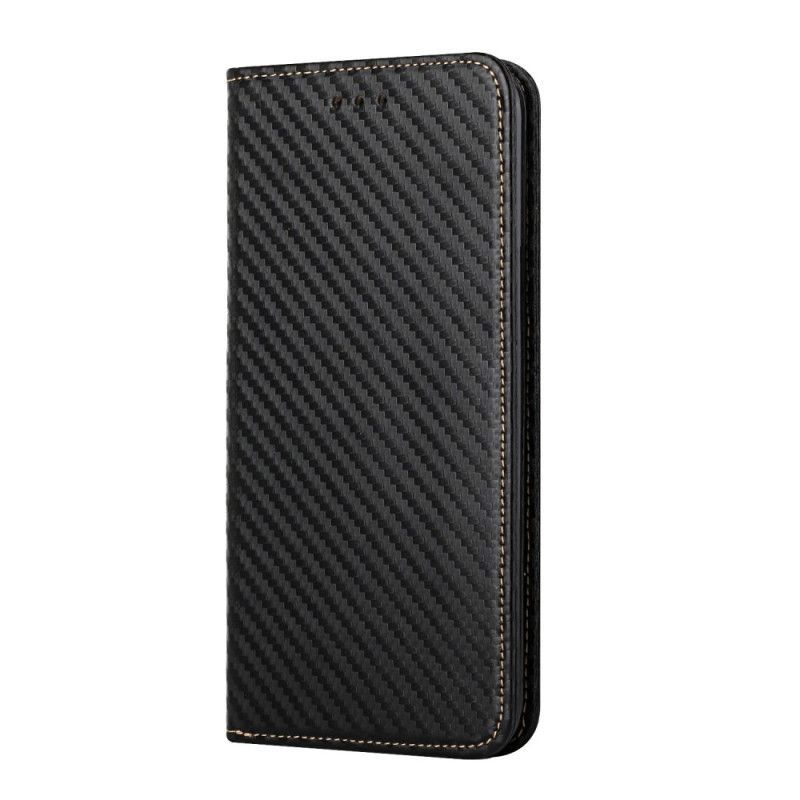 Kryty Na Mobil Na Samsung Galaxy A54 5G Na Lana Flipové Pouzdro Strappy Carbon Fiber Style