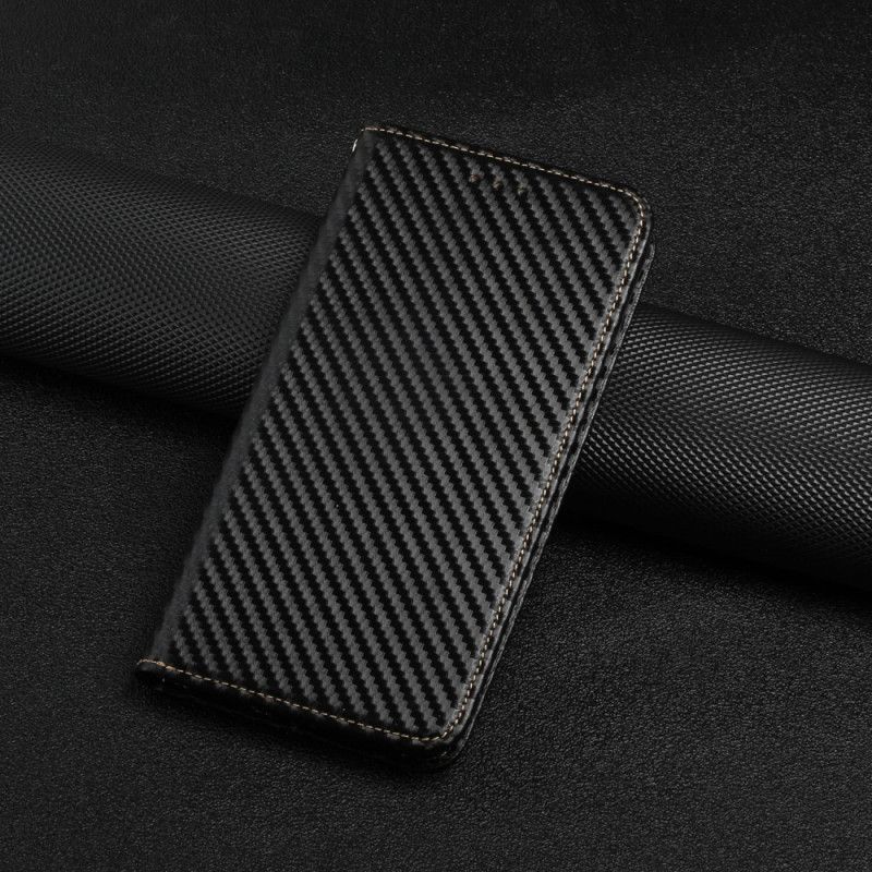 Kryty Na Mobil Na Samsung Galaxy A54 5G Na Lana Flipové Pouzdro Strappy Carbon Fiber Style