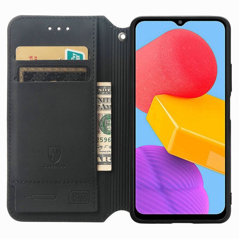 Kryty Na Mobil Na Samsung Galaxy M13 Flipové Pouzdro Design Caseneo Rfid