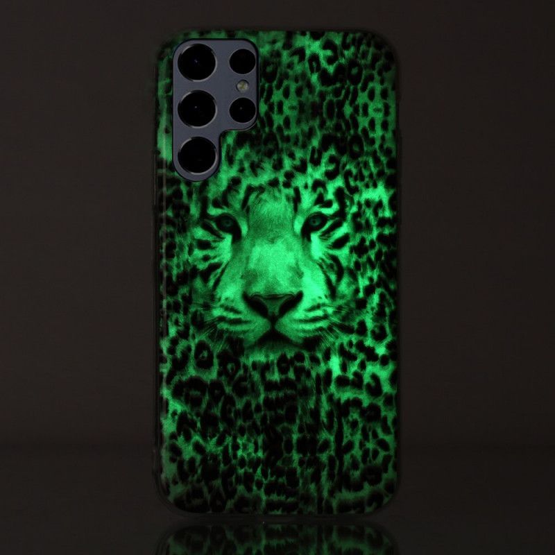 Kryty Na Mobil Na Samsung Galaxy S22 Ultra 5G Leopard Fluorescenční