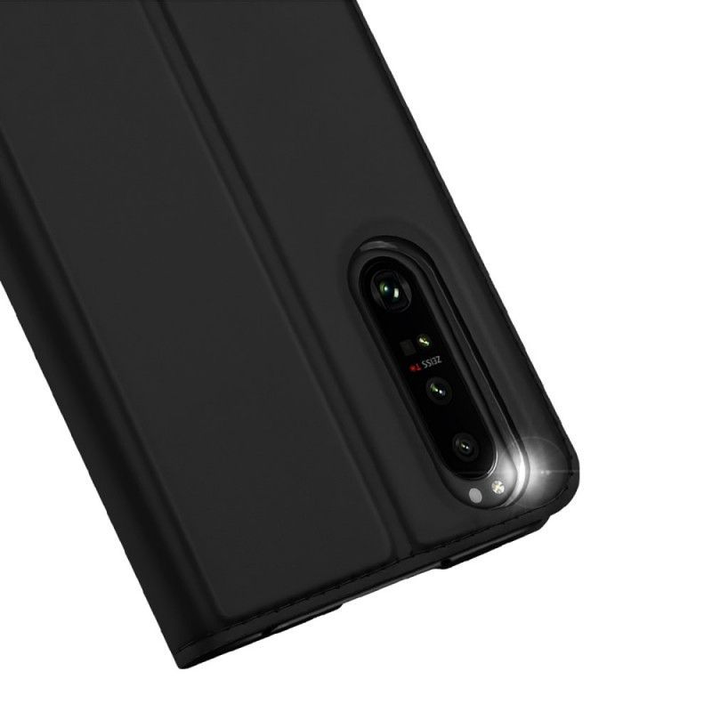 Kryty Na Mobil Na Sony Xperia 1 IV Flipové Pouzdro Skin Pro Series Dux Ducis