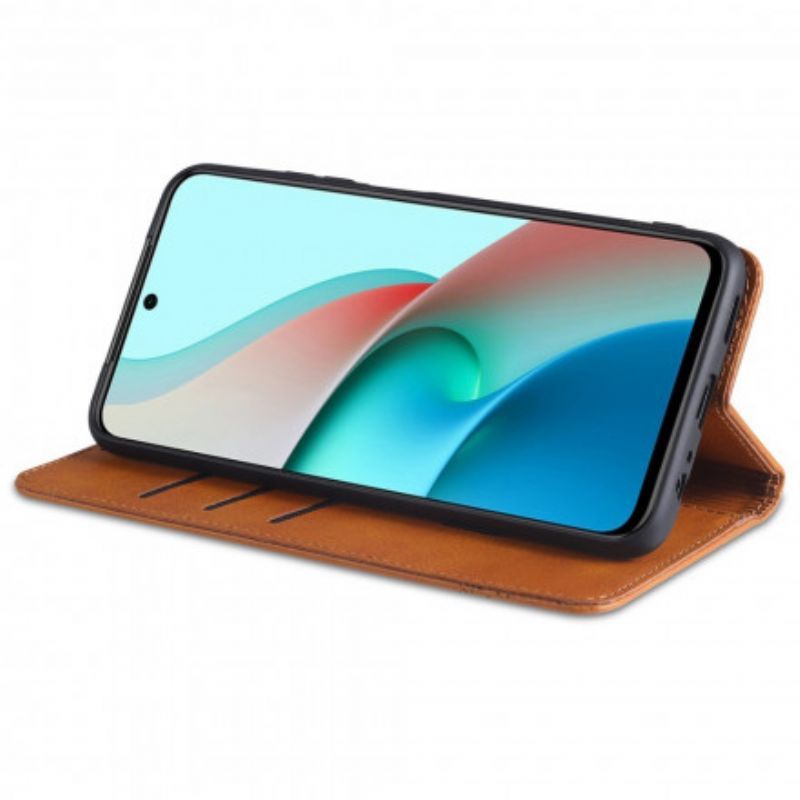 Kryty Na Mobil Na Xiaomi Redmi Note 10 / 10S Flipové Pouzdro Kožený Styling Azns