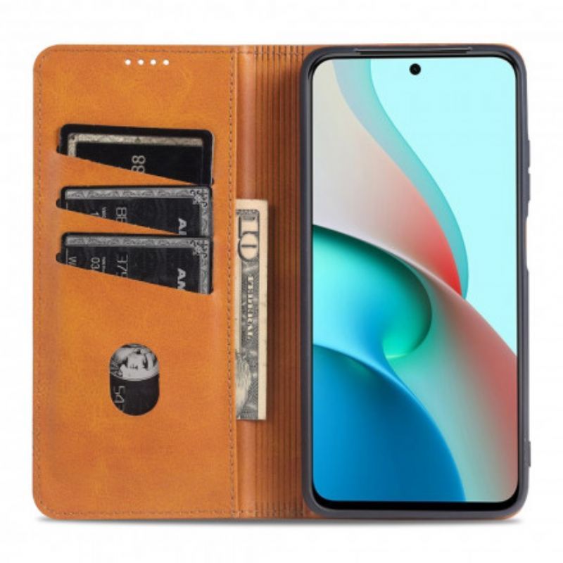 Kryty Na Mobil Na Xiaomi Redmi Note 10 / 10S Flipové Pouzdro Kožený Styling Azns