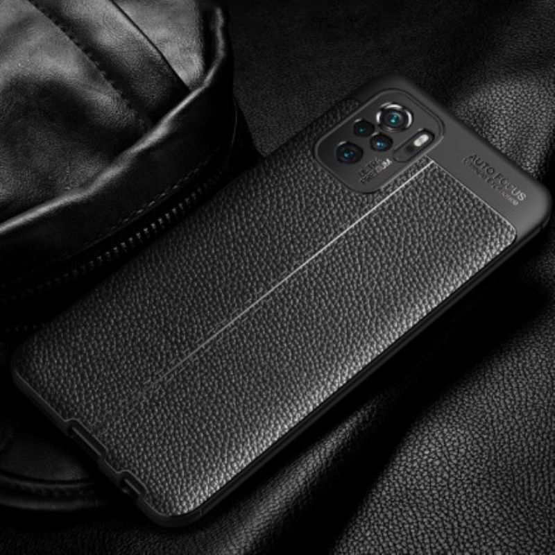 Kryty Na Mobil Na Xiaomi Redmi Note 10 / 10S Leather Effect Litchi Double Line