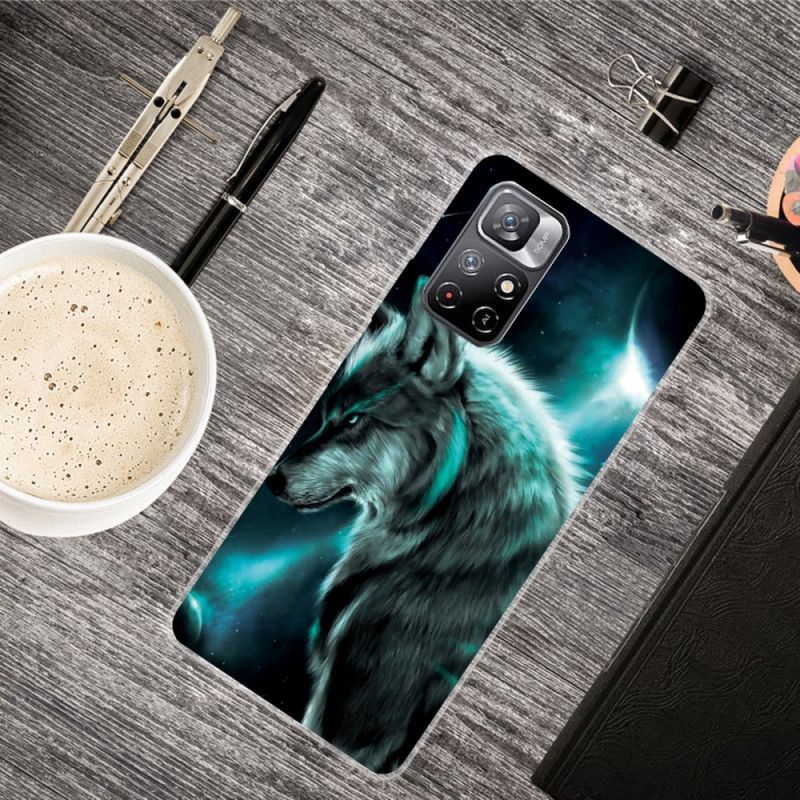 Kryty Na Mobil Na Xiaomi Redmi Note 11 Pro Plus 5G Silikonový Vlk