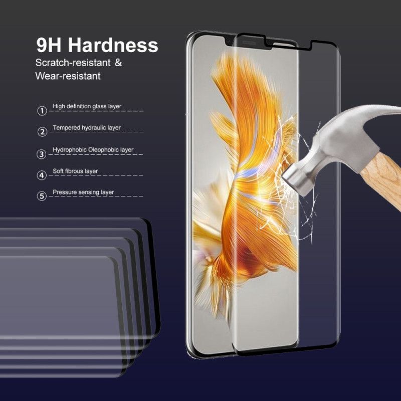 Ochranné Tvrzené Sklo Huawei Mate 50 Pro Black Edge