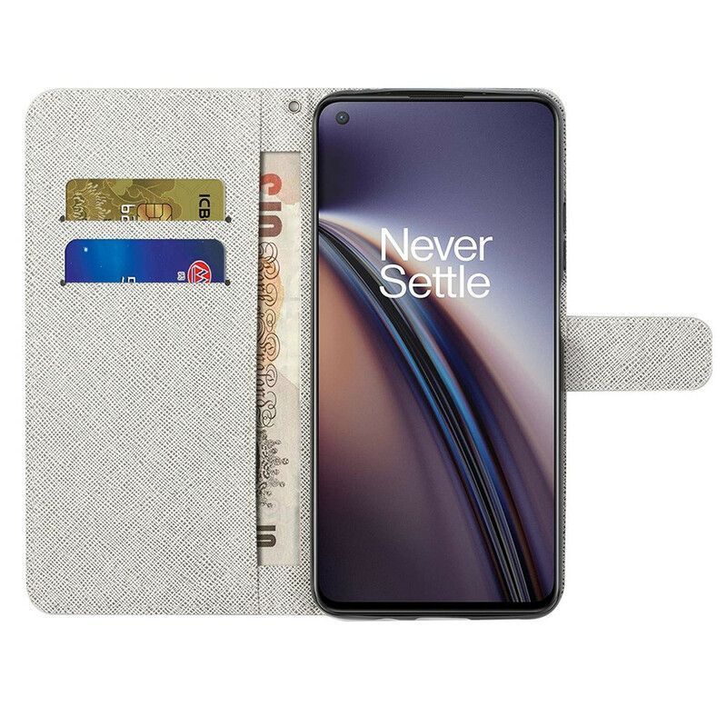 Flipové Pouzdro Na Oneplus Nord Ce 5g Pírko Do Tanga