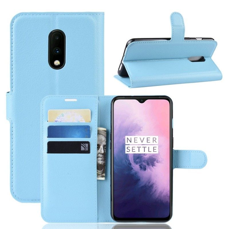 Flipové Pouzdro Oneplus 7 Retro Efekt Liči