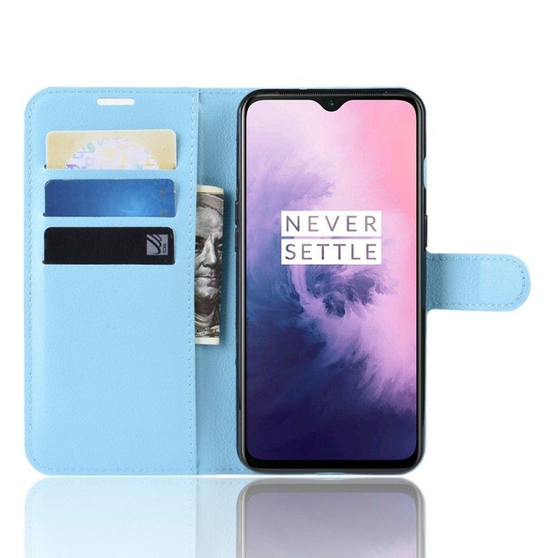 Flipové Pouzdro Oneplus 7 Retro Efekt Liči