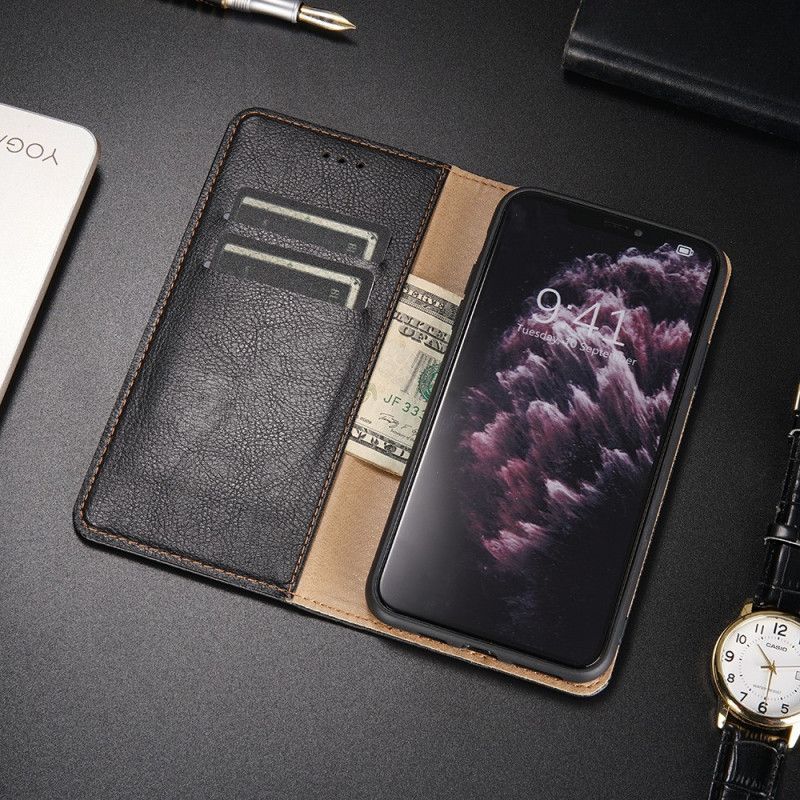 Kožené Pouzdro Folio Na Oneplus Nord N100 Styl Jemné Kůže