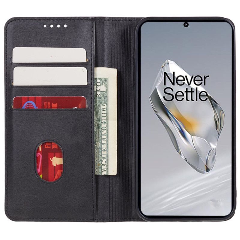 Kožené Pouzdro Folio Oneplus 12 5g Kožený Efekt