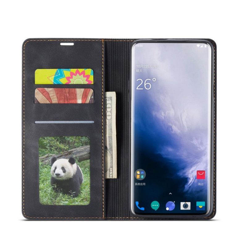 Kožené Pouzdro Folio Oneplus 7 Pro Forwenw Kožený Efekt