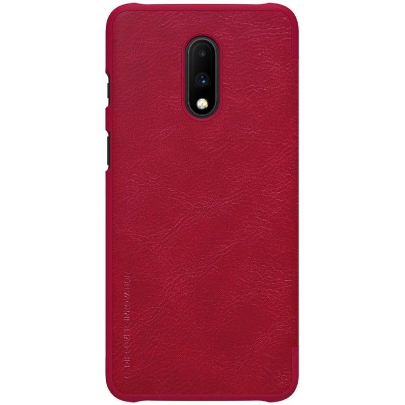 Kožené Pouzdro Folio Oneplus 7 Série Nillkin Qin