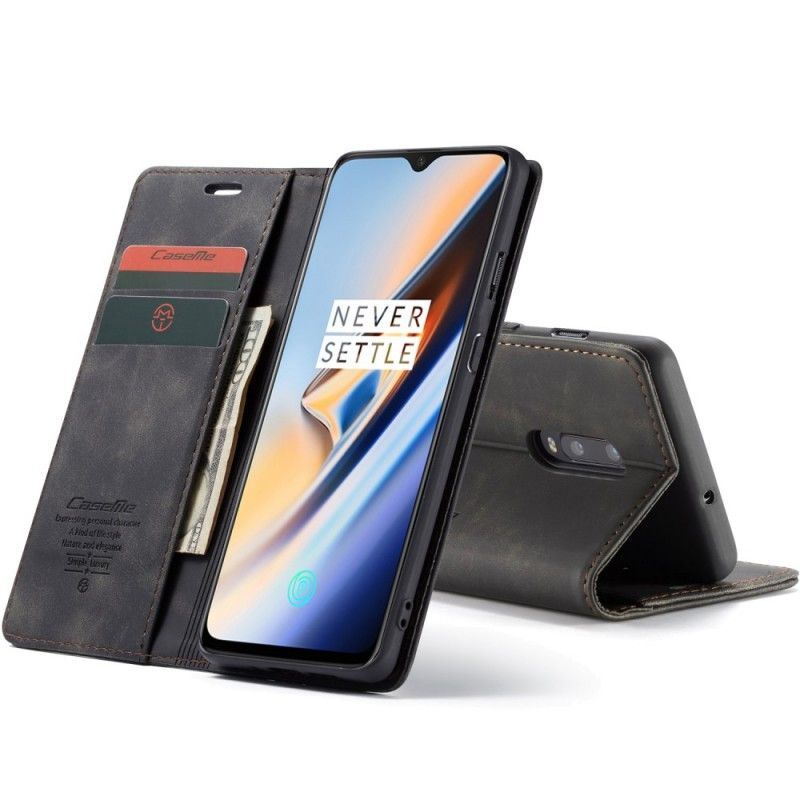 Kožené Pouzdro Folio Oneplus 7 Skříňka Z Umělé Kůže