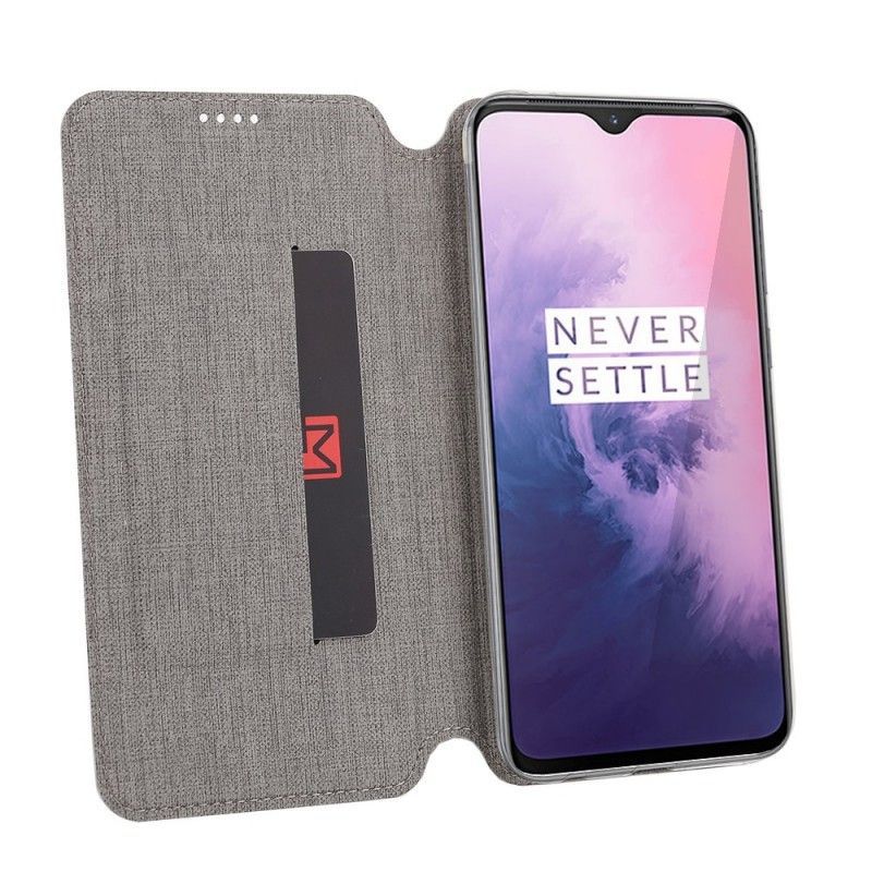 Kožené Pouzdro Folio Oneplus 7 Vili Dmx S Texturou