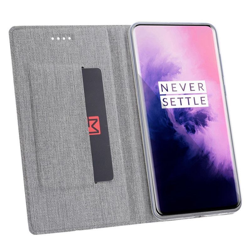 Kožené Pouzdro Folio Oneplus 7t Pro Texturovaný