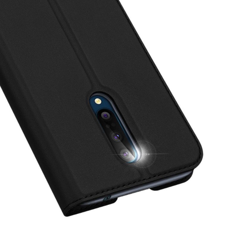 Kožené Pouzdro Folio Oneplus 8 Kůže Pro Dux Ducis