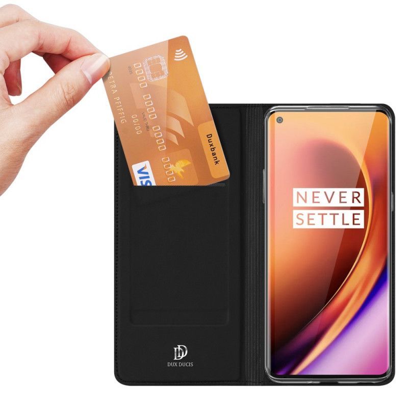 Kožené Pouzdro Folio Oneplus 8 Pro Kůže Pro Dux Ducis