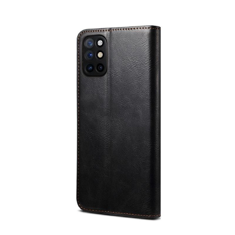 Kožené Pouzdro Folio Oneplus 8t Voskovaná Imitace Kůže