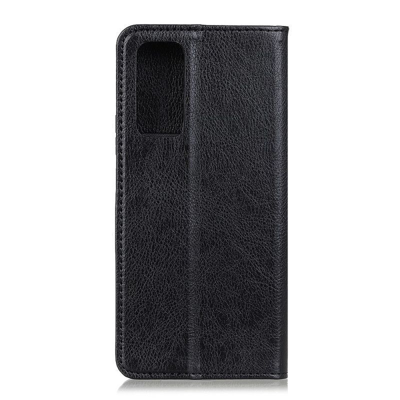 Kožené Pouzdro Folio Oneplus 9 Liči Štípaná Kůže