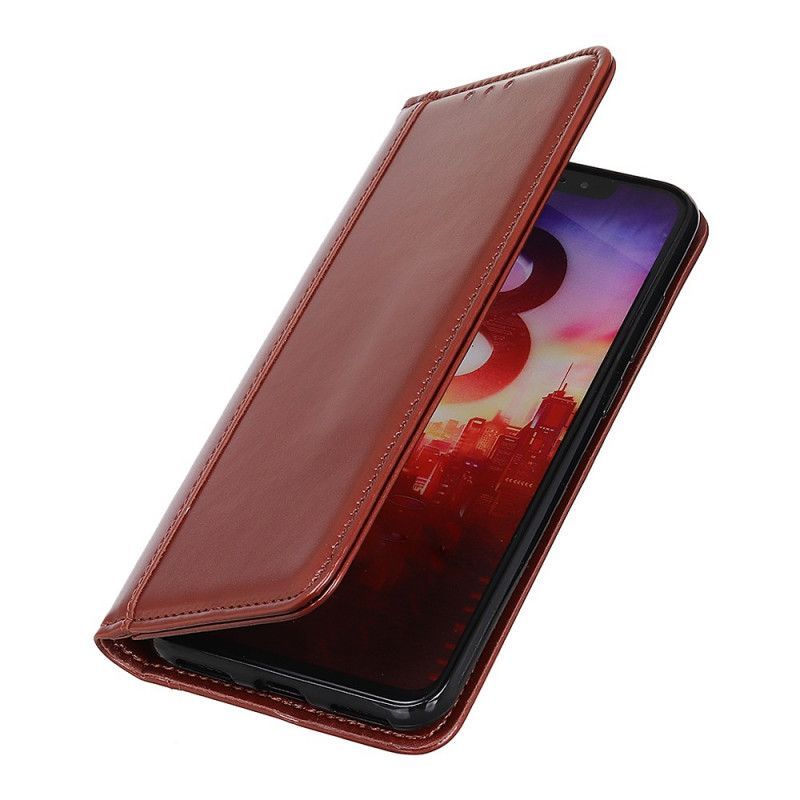 Kožené Pouzdro Folio Oneplus 9 Štípaná Kůže