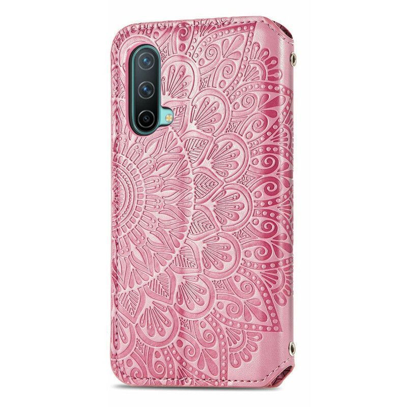 Kožené Pouzdro Folio Oneplus Nord 2 5g Mandala