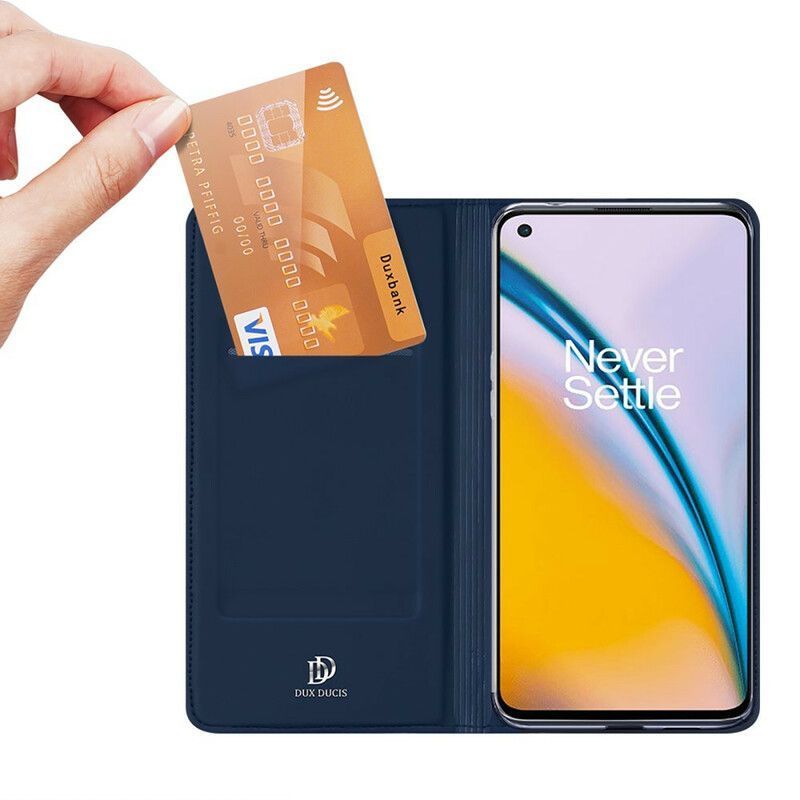 Kožené Pouzdro Folio Oneplus Nord 2 5g Řada Skin Pro Dux Ducis