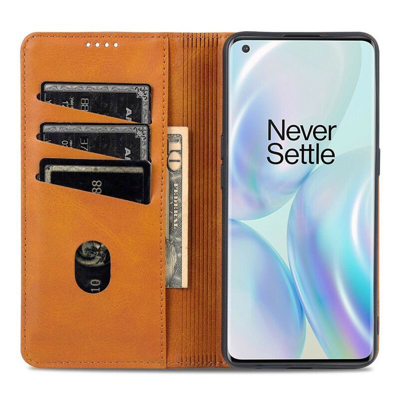 Kožené Pouzdro Folio Oneplus Nord Ce 5g Styl Kůže Azns