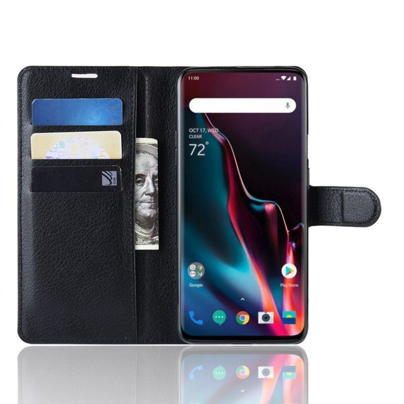 Kožený Kryt Na Oneplus 7 Pro Retro Liči