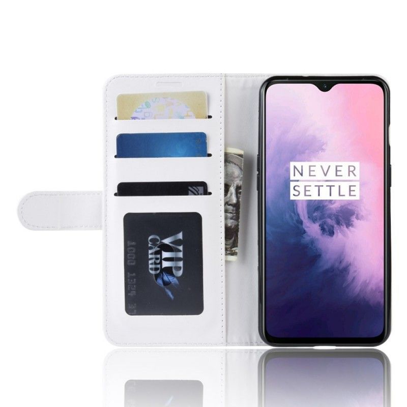 Kožený Kryt Oneplus 7 Prémiová Umělá Kůže