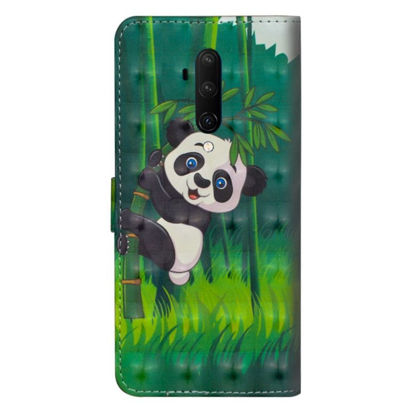 Kožený Kryt Oneplus 7t Pro Panda A Bambus