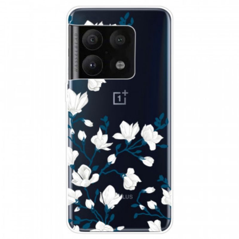 Kryt Na OnePlus 10 Pro 5G Bílé Květy