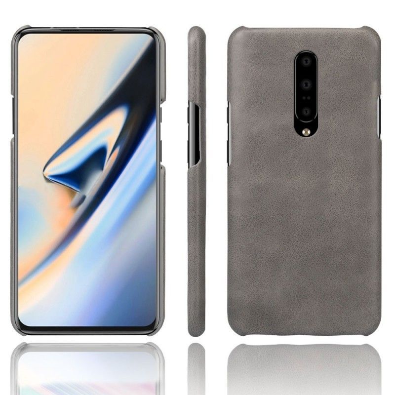 Kryt Na Oneplus 7 Pro Ksq Kožený Efekt