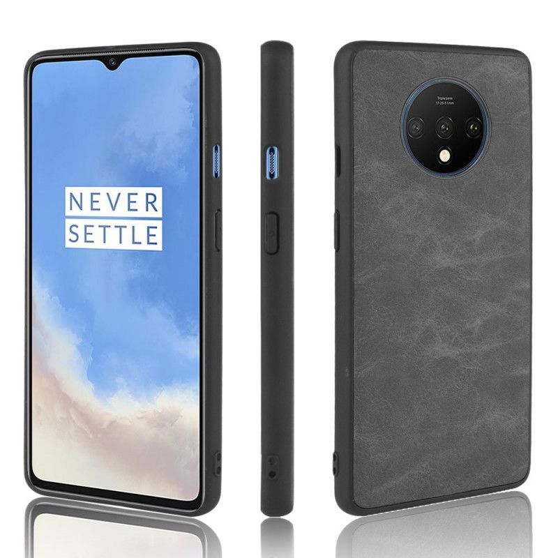 Kryt Na Oneplus 7t Prémiový Kožený Efekt