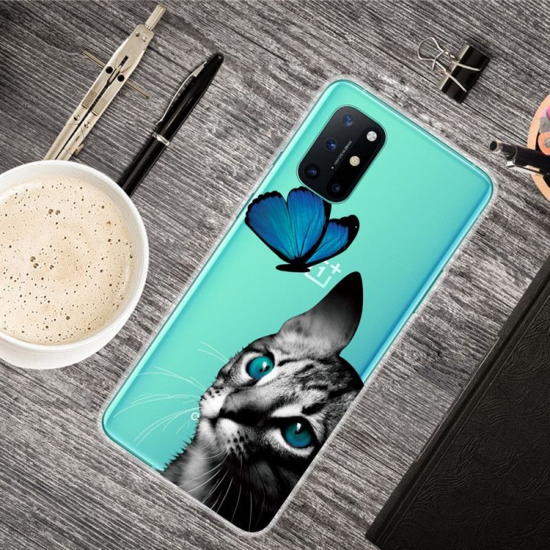 Kryt Na Oneplus 8t Kočka A Motýl