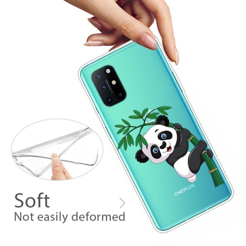 Kryt Na Oneplus 8t Průhledná Panda Na Bambusu