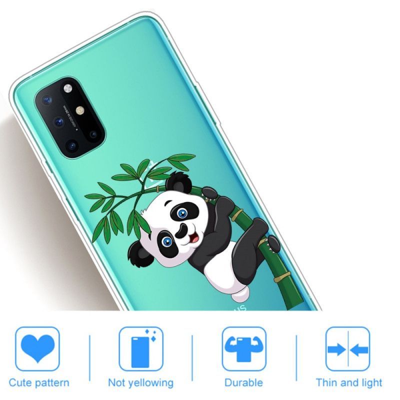 Kryt Na Oneplus 8t Průhledná Panda Na Bambusu