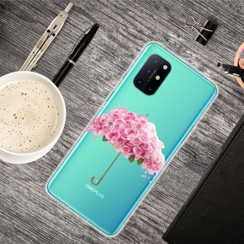 Kryt Na Oneplus 8t Růžový Deštník