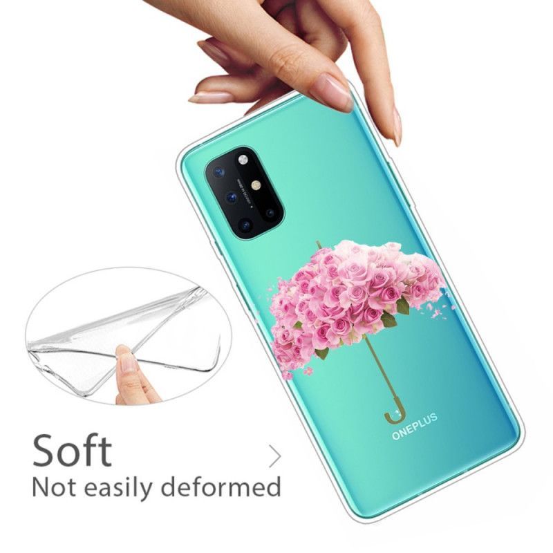 Kryt Na Oneplus 8t Růžový Deštník