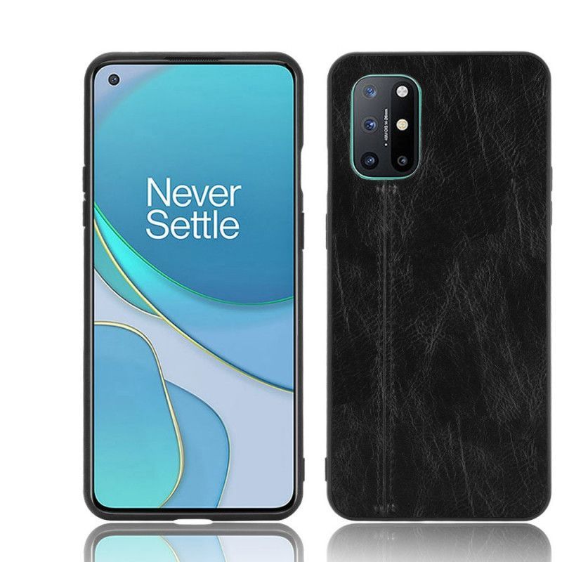 Kryt Na Oneplus 8t Styl Prošívání Kůže