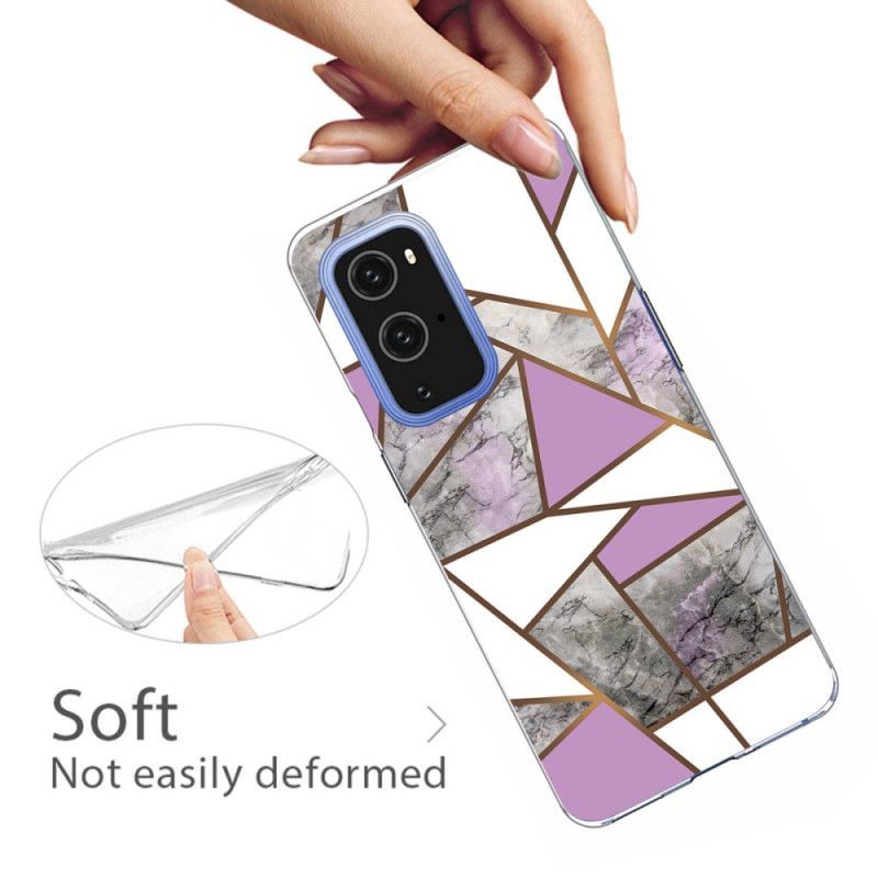 Kryt Na Oneplus 9 Geometrický Mramor