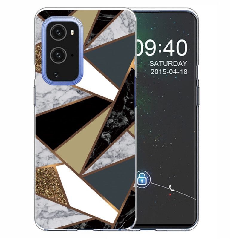 Kryt Na Oneplus 9 Geometrický Mramor